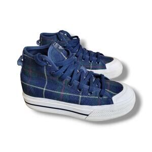 Adidas Nizza Rf Platform Plaid Women's Shoes 6.5